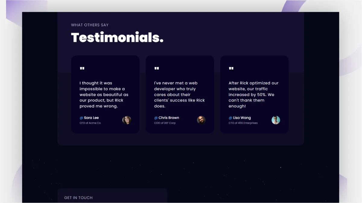 3D Developer Portfolio 6