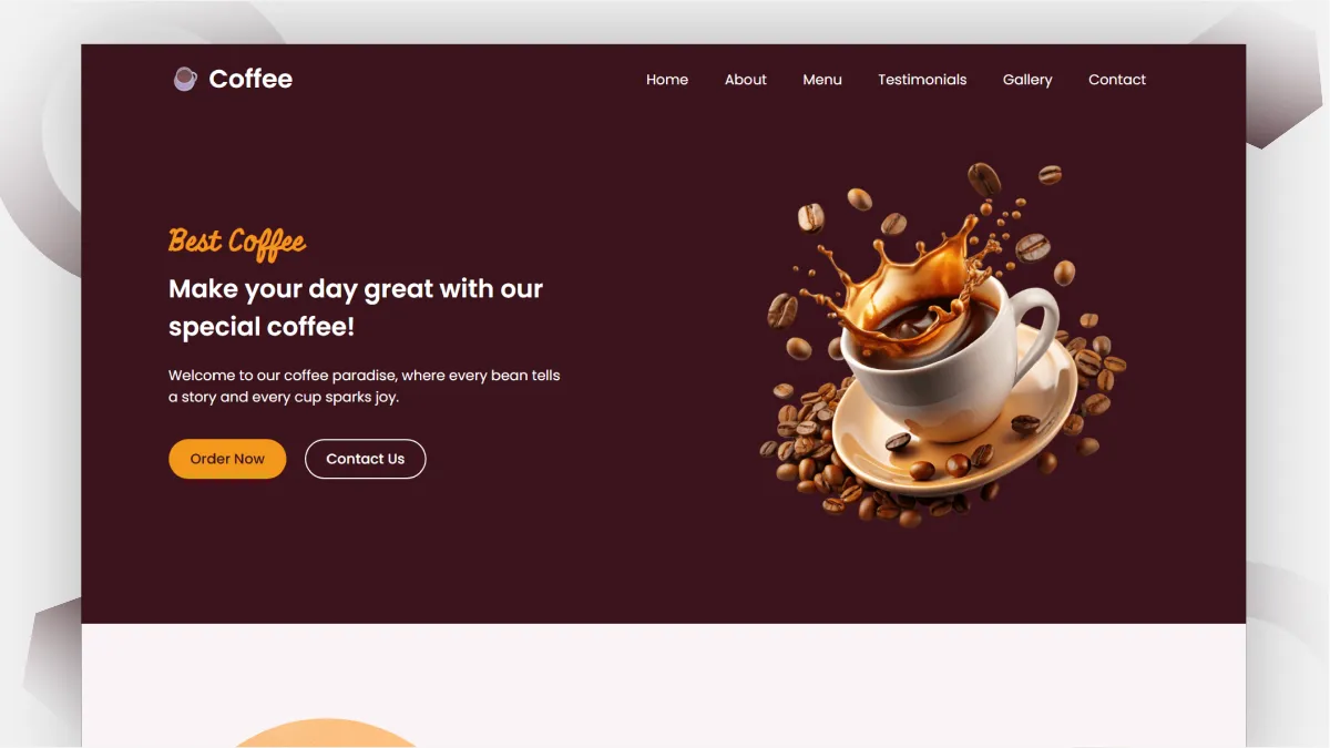 Coffee Website 2