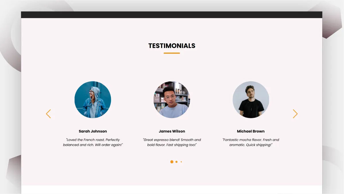 Coffee Website 5