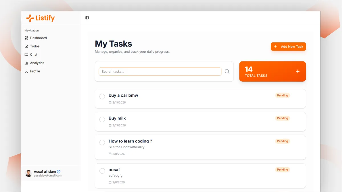 Listify Todo 5