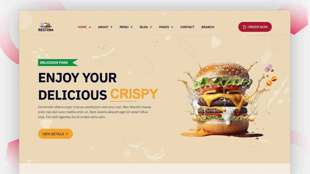 Restaurant Website 2