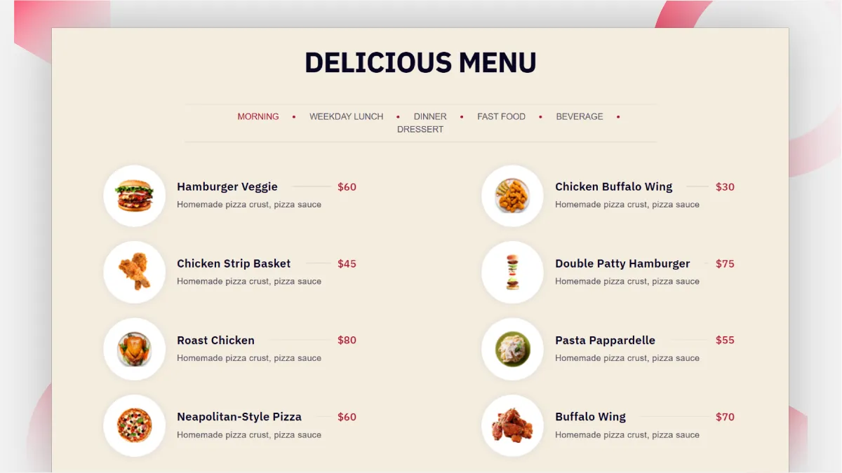 Restaurant Website 3