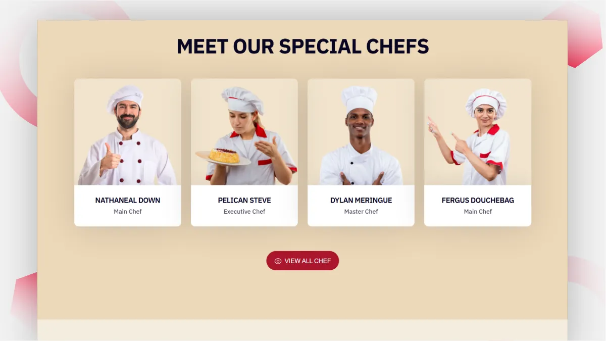 Restaurant Website 5