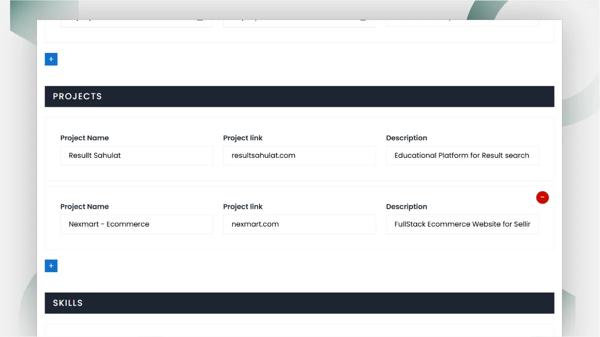 Resume Builder 3