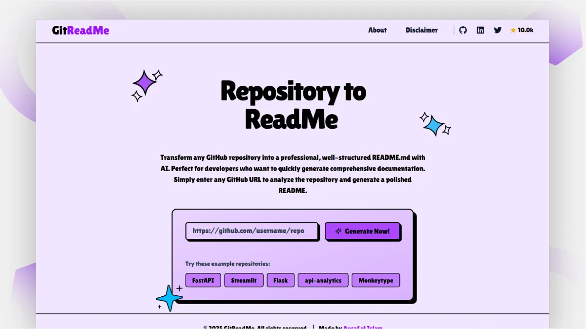 GitReadme Maker 2