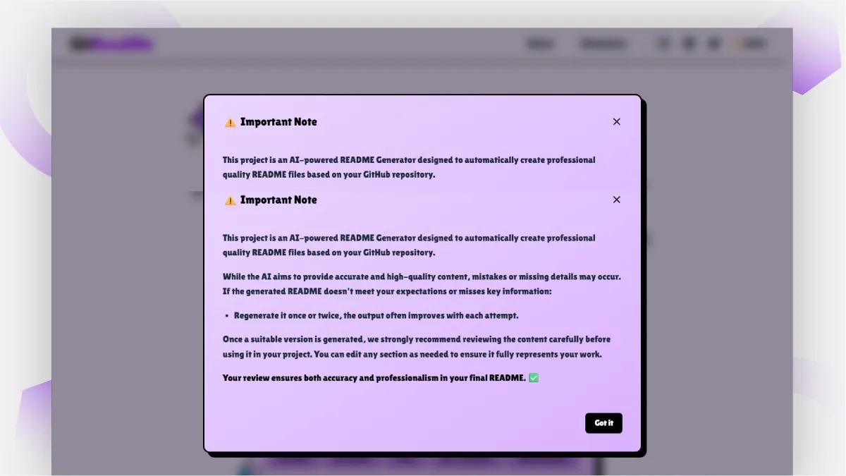 GitReadme Maker 4